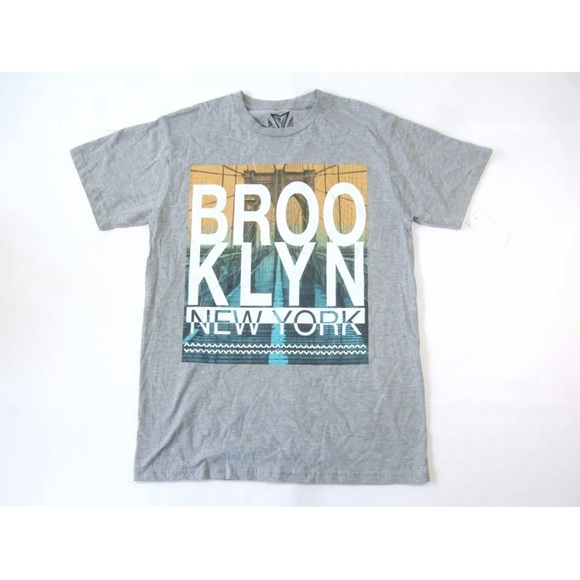 Univibe Other - UNIVIBE Grey Brooklyn Bridge NYC Photography Art T-Shirt